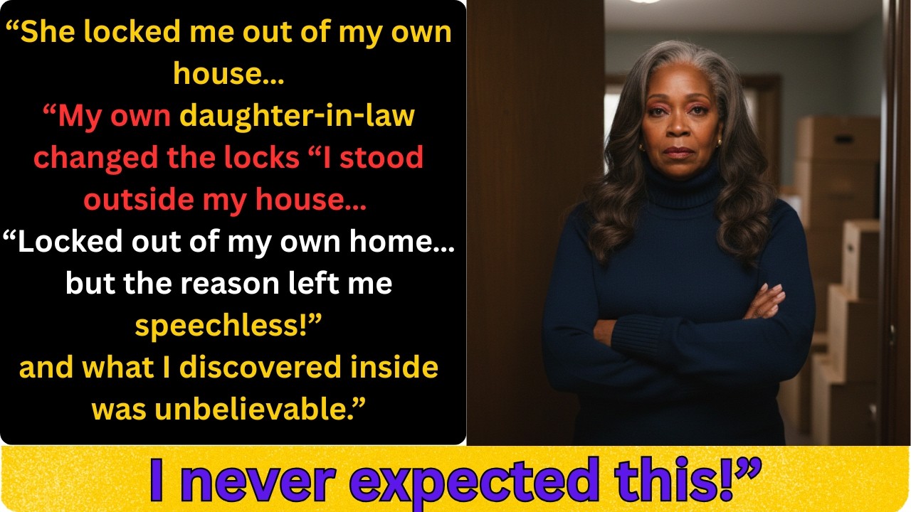 “She Changed the Locks on My Own House — But the Truth Shocked Everyone”
