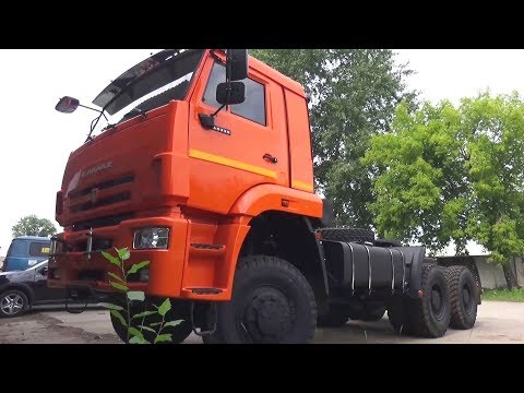 2017 KAMAZ-65225-43. Start Up, Engine, and In Depth Tour.