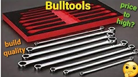 Bulltools extra long double box end wrench set. unboxing overview