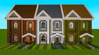How to Build a TOWNHOUSE in Minecraft! (#3) PART 2
