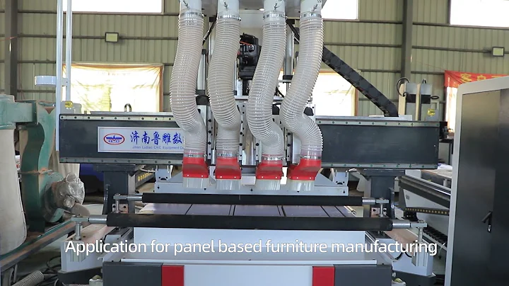 Auto nesting router CNC wood router machine four spindles CNC router 1325 for wood cabinet door