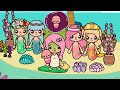 Mom Gave Birth On A Desert Island. Mermaids Helped Her | Toca Life Story | Toca Boca