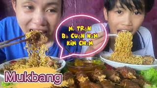 Mukbang / Bò cuộn nấm kim châm , mì trộn ,김 버섯 쇠고기 롤, 혼합 국수, hoàng anh family. by  Hoàng Anh family 538 views 1 month ago 5 minutes, 23 seconds