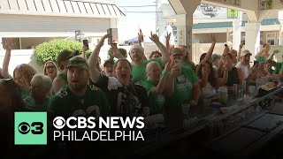 Philadelphia Eagles fans pack Sea Isle City bar for Jason Kelce Team 62 fundraiser