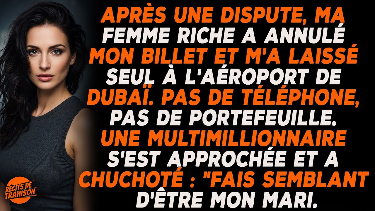 Je Raconte Comment, Après Une Dispute, Ma Femme A Annulé Mon Billet Et M’a Laissé Seul À Dubaï.
