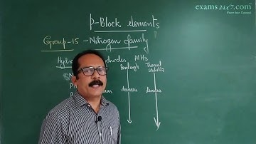 Live Class Chemistry - P Block Elements
