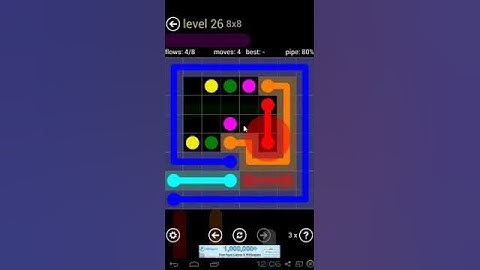 Flow Free - 8 x 8 Mania Level 26