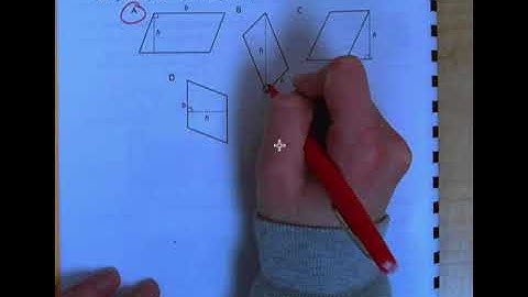 Bases and Heights of Parallelograms (Lesson 1.5)