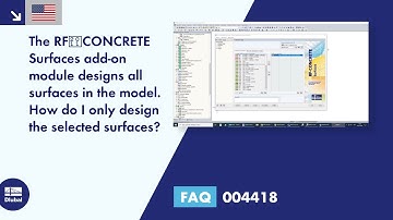 [EN] FAQ 004418 | The RF‑CONCRETE Surfaces add-on module designs all surfaces in the model. How d...