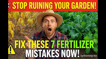 🚫 “STOP! You’re Killing Your Plants with These Fertilizer Errors!”