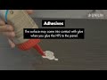 How remove glue residues on the surface of your decorative panels