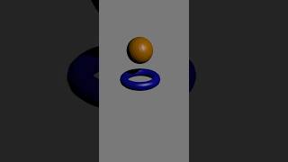 Perfectly Satisfying 3D Ball Loop!🔴#shorts #viral #trending #relaxing #animation #loop #satisfying