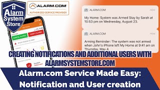 Alarm.com Notifications and User Setup screenshot 5