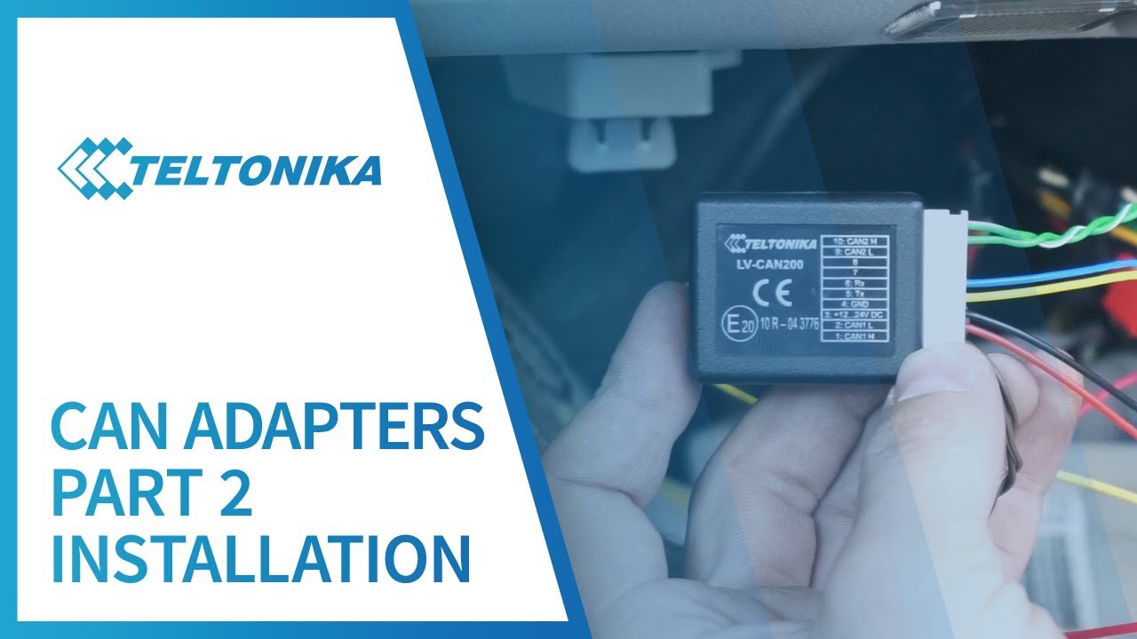 Teltonika Can Adapters Part 2 Installation