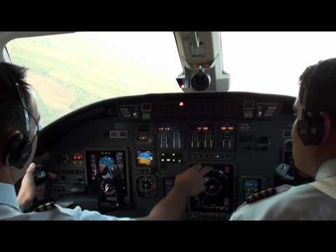 Citation Excel Landing in Barreiras-BA (SNBR) - VFR approach for rwy26.