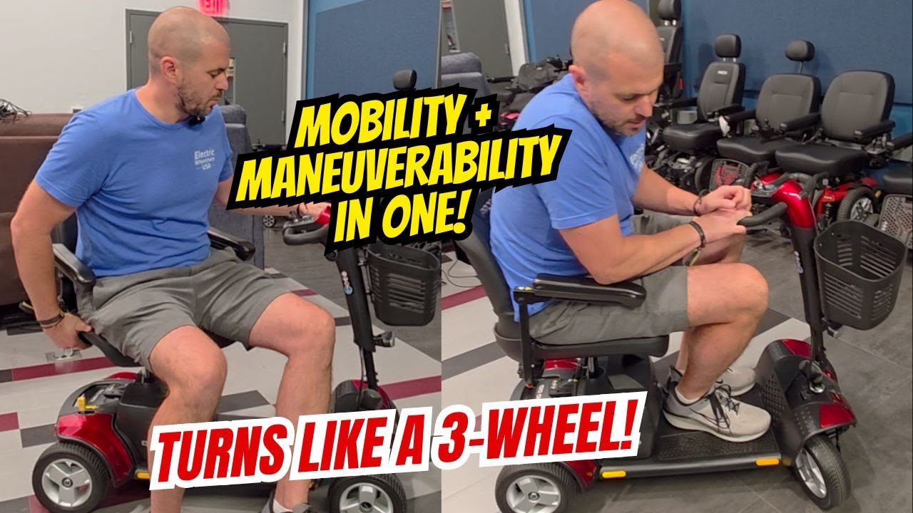 🔥 New Pride Go-Go Sport 4-Wheel Scooter (S74) | EZ Turn Tech Explained!