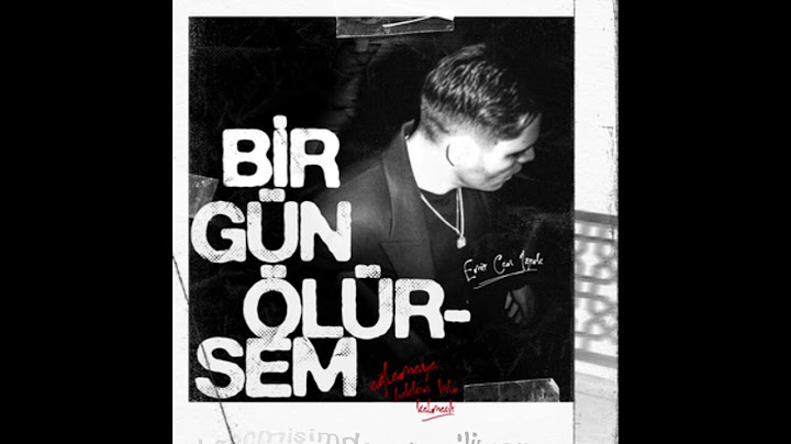 Emir Can İğrek - Bir Gün Ölürsem | Lyrics Video