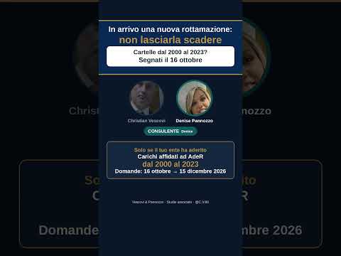Video Rottamazione IMU, TARI, bollo e multe: domande dal 16 ottobre