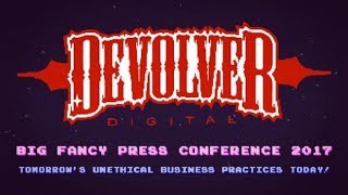 Devolver Digital Big Fancy Press Conference 2017 (¡Ácido y Gore!)