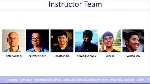 L1 Introduction -- CS294-158-SP20 Deep Unsupervised Learning -- UC Berkeley, Spring 2020