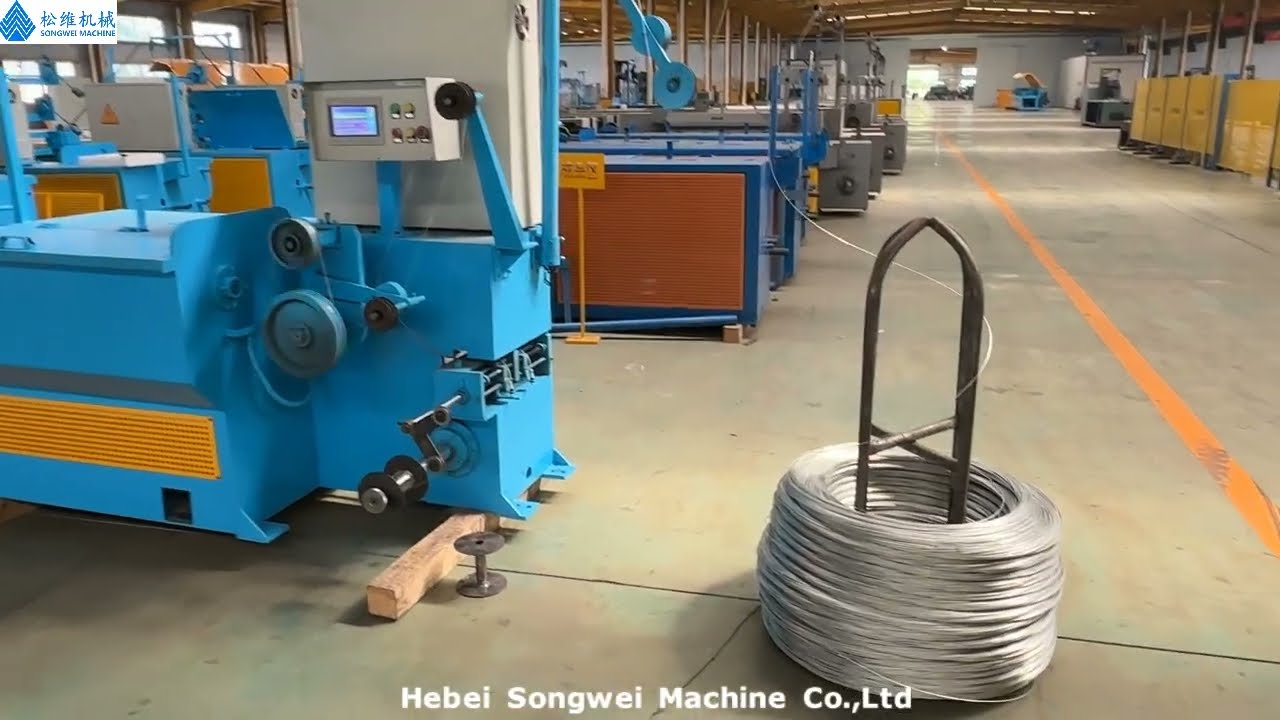 2,2 мм - 0,8 мм Машина для мокрого волочения с малой намоткой/Water tank wire drawing machine