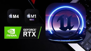 M4 vs M1 Max vs RTX GeForce in Unreal Engine 5.5.4
