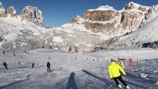 Canazei Belvedere Ski Area Val Di Fassa Dolomiti Italy Sellaronda