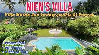 NIEN'S VILLA CISARUA || Villa Instagramable yang Homey Banget