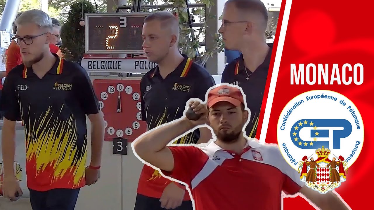 Miniature : 4e tour BELGIQUE vs POLOGNE : Championnats d'Europe Espoirs - European U23 Championships - Monaco