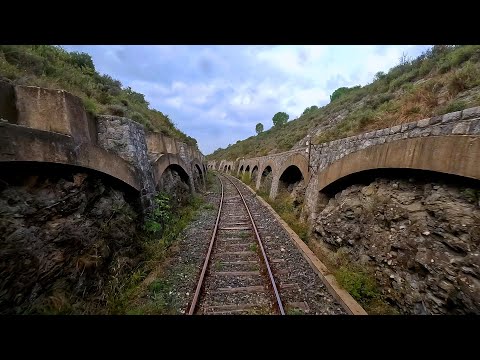 Driver’s Eye View (France) - Le Train Rouge - Rivesaltes to Axat - Part 1 Rivesaltes to Maury