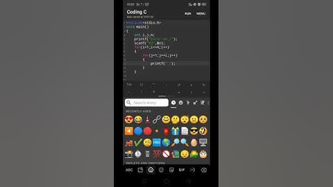 Printing emoji in C 😁|| How to print 😂|| #programming