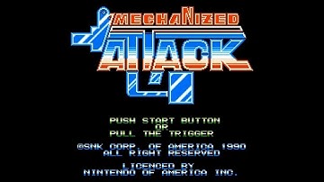 NES Longplay [1035] Mechanized Attack (US)
