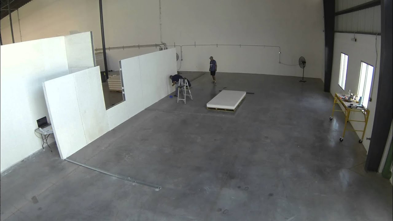 45 minute MgO SIP wall in 20 seconds