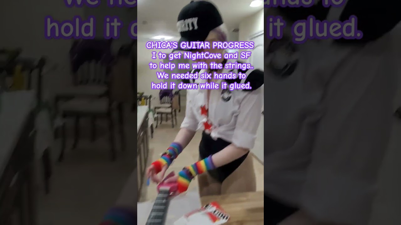 Chica's Guitar Progress! 