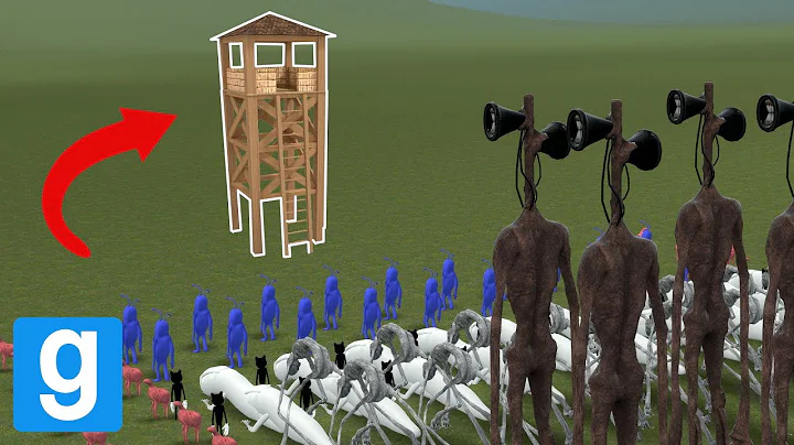 TREVOR HENDERSON ARMY VS TOWERS! - Garry's mod San...