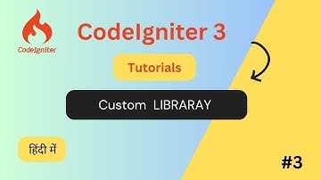 Creating Custom Libraries in CodeIgniter 3 | Step-by-Step Tutorial