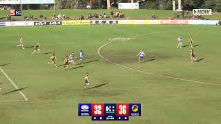 Round 11 Hostplus SANFL Snapshot - Central's Josh Fahey goals from centre clearance