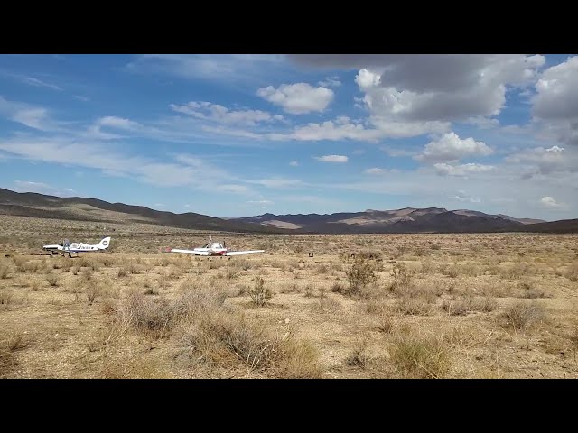 An AIRSTRIP ✈️ in Johannesburg, CA