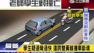 憾!佛光大學師生對撞 學生送醫不治|三立新聞台 憾!佛光大學師生對撞 學生送醫不治|三立新聞台