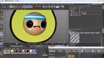 Cinema4D Mouth animation with Spline Shader