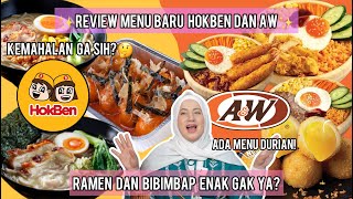 REVIEW JUJUR MENU BARU RAMEN HOKBEN DAN BIBIMBAP A&W - ENAK GA YA??