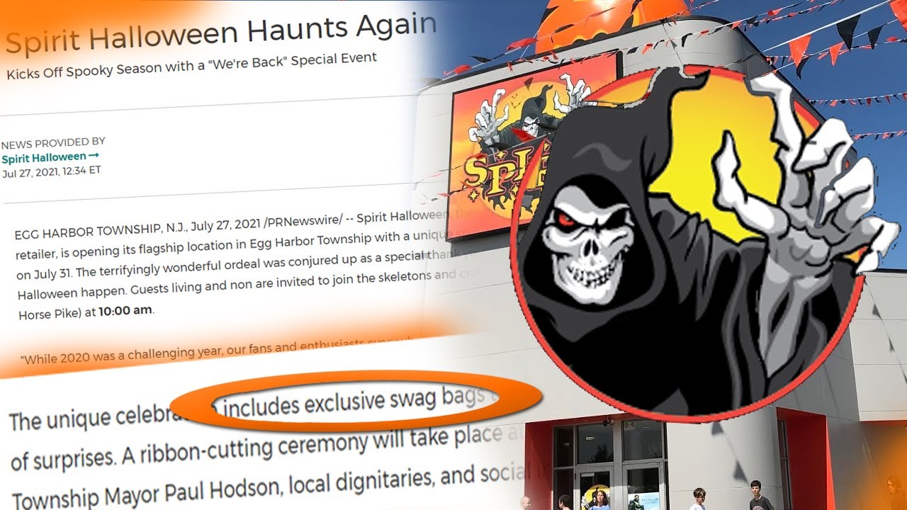 'Exclusive Swag Bags' to First 100 at Flagship | Spirit Halloween 2021 Press Release