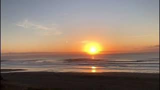 Super January sunset and clean 4ft waves --2020