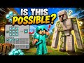 Full Diamond Armor + Iron Golem Challenge! 💎🔥