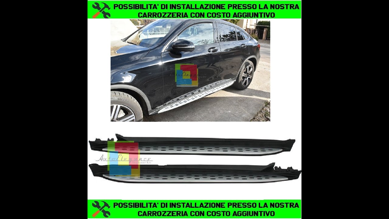Generico PEDANE Laterali SOTTOPORTA Design AMG per GLC Coupe C253 2016-2020 
