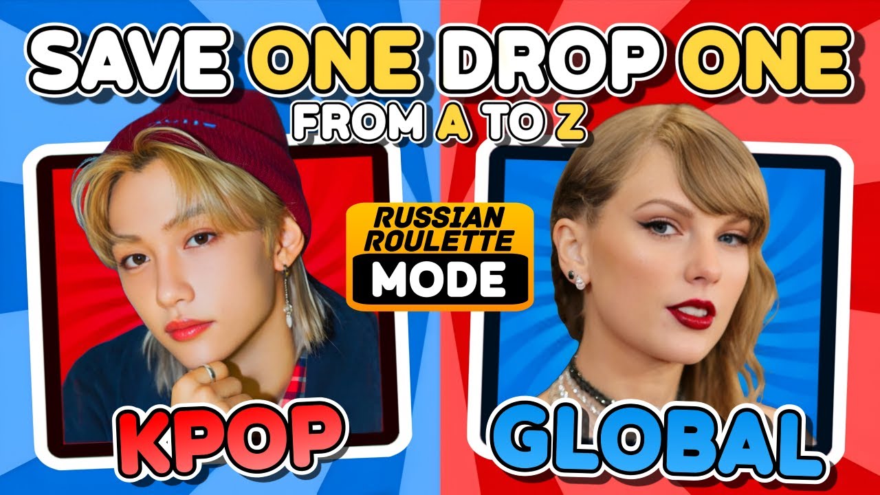 KPOP 🇰🇷 vs 🗺️ GLOBAL - 🔥 SAVE ONE DROP ONE (A-Z) 🔥 - 25 ROUNDS + 5 BONUS | KPOP QUIZ 2026