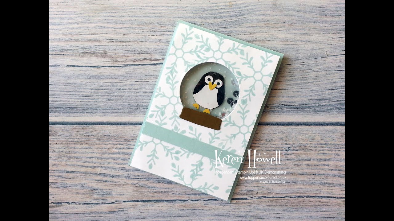 Stampin' Up! Penguin Snowglobe