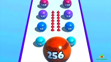 Ball Merge 2048 - Gameplay Walkthrough Part 20 Levels 73- 74 For Mobile Android, iOS