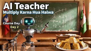 Multiply karna hua halwa #Day 2#Ai teacher ke saath#mathematics