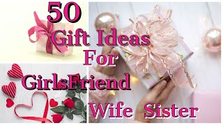 50 Best Birthday Gifts for Girls | Awesome Gift for sister wife girlfriend | GIFT IDEA FOR LOVED ONE